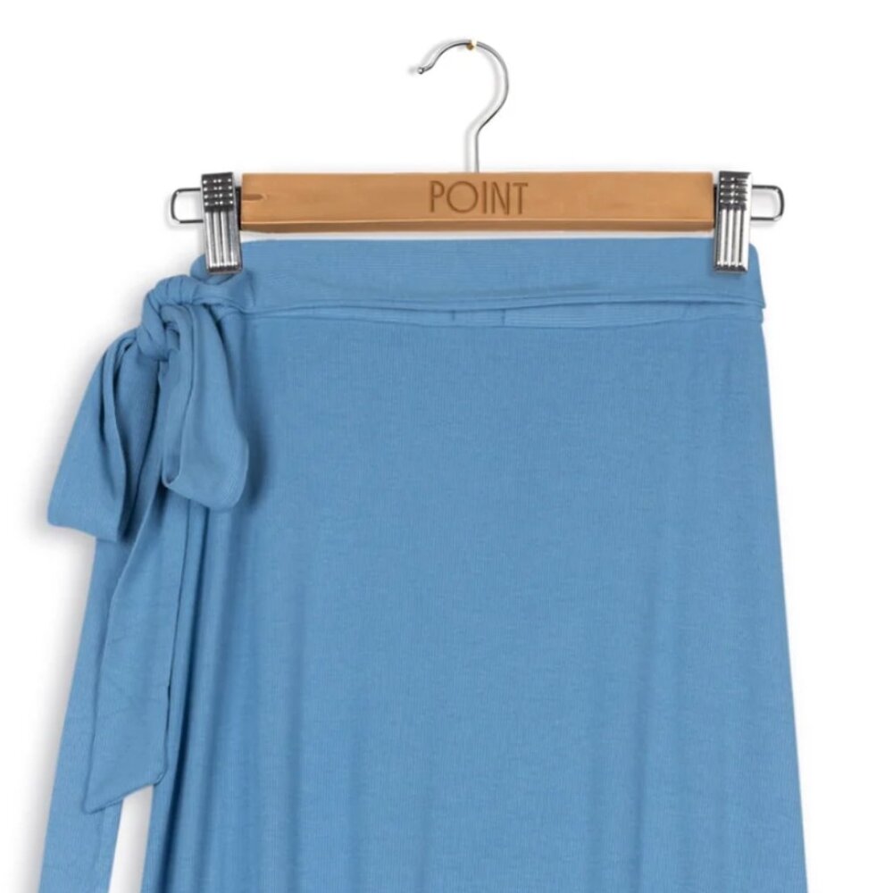 POINT Blue Maxi Wrap Skirt Excellent Used Condition Size Small